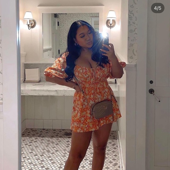 Free People Show Me Love Floral Romper - Picture 5 of 5